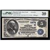 1902 $5 Hoosick Falls NY National PMG 30