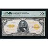 1922 $50 Gold Certificate PMG 55