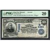 1902 $10 King City MO National PMG 20