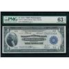 1918 $1 Philadelphia FRBN PMG 63EPQ