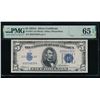1934A $5 Silver Certificate PMG 65EPQ