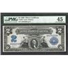 1899 $2 Mini Porthole Silver Cert PMG 45
