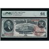 1880 $2 Legal Tender Note PMG 64