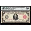 1914 $10 Red Seal Philadelphia FRN PMG 20