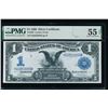 1899 $1 Black Eagle Silver Certificate PMG 55EPQ