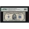 1934D $5 Silver Certificate PMG 66EPQ