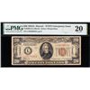 1934A $20 Hawaii FRN PMG 20