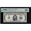 1934D $5 Silver Certificate PMG 66EPQ