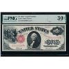 1917 $1 Legal Tender Note PMG 30EPQ