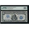 1899 $5 Chief Silver Certificate PMG 66EPQ