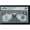 1899 $1 Black Eagle Silver Certificate PMG 40EPQ