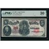 1907 $5 Legal Tender Note PMG 30