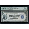 1918 $1 Kansas City FRBN PMG 64EPQ