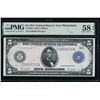 1914 $5 Philadelphia FRN PMG 58EPQ