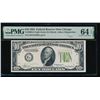 1934 $10 Chicago FRN PMG 64EPQ