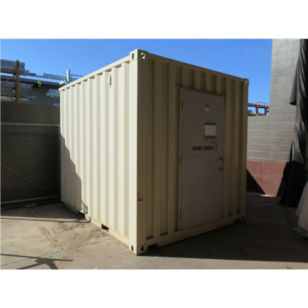 Steel Container Converted Into an Office 96  X 102  x 119  (pick-up available after Monday)