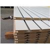 Image 3 : Slatboard Wall System, 4x8 Sheets w/Aluminum Inserts, Unused Paid $218 Each Sheet