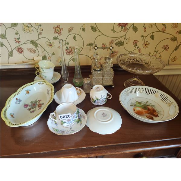 Set of Royal Albert China & Mixed China with Trays