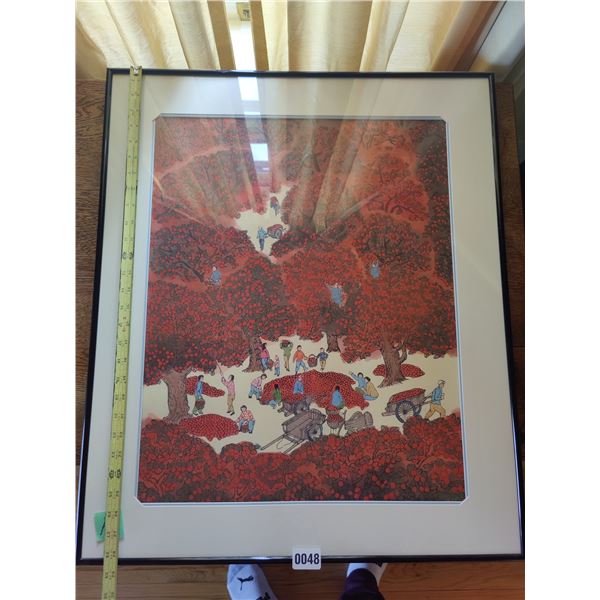 Asian Style Orchard Print