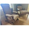Image 2 : 2 Antique Victorian Chair & Gossip Bench
