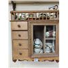 Image 1 : Wall Cabinet with assorted Torquay Cottageware
