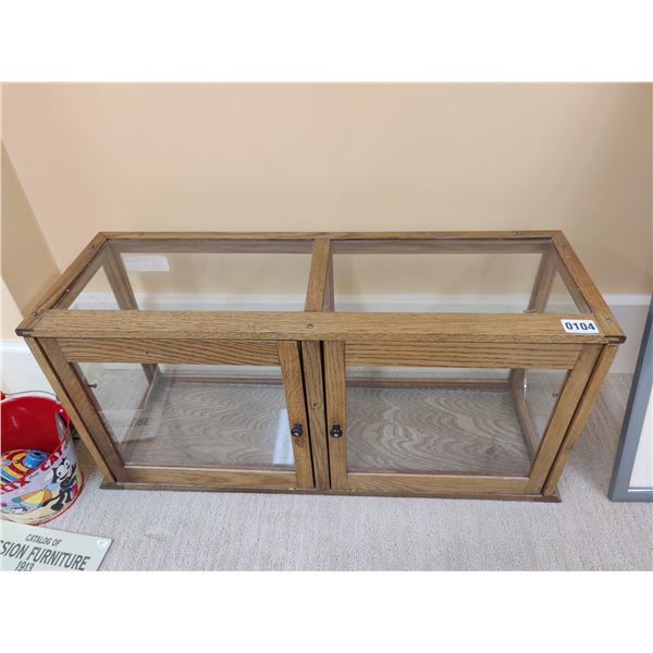 Antique Glass Display Case