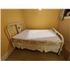 Image 1 : Full Sized Vintage Bed with Metal Bedframe & BoxSpring