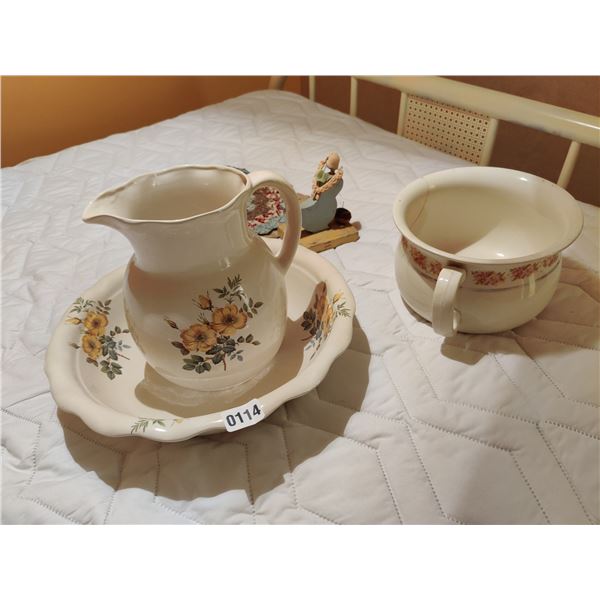 Antique Wash Basin Set