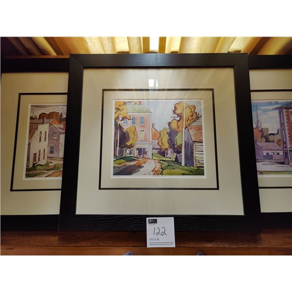 Set of 3 Watercolor Prints by AJ Casson