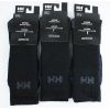 Image 1 : THREE PAIRS OF HELLY HANSEN OXFORD WINTER WORK SOCKS SIZE 9.5-12.5 BLACK
