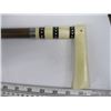 Image 2 : IVORY HANDLED CANE WITH WOOD SHAFT, 91cm