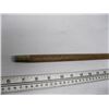 Image 3 : WOOD SHAFT CANE WITH IVORY RING, 83cm