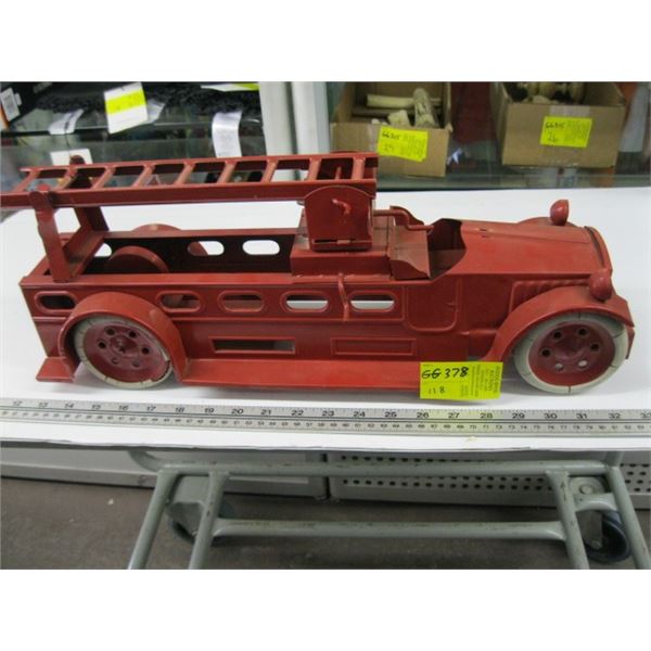 METAL FIRE TRUCK FIRESTONE WHEELS METAL FIRE TRUCK FIRESTONE WHEELS