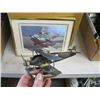 Image 2 : METAL C PLANE & A FRAMED PICTURE OF BI PLANES