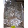 Image 1 : LG. BOX OF ASST. CRYSTAL GLASSWARE, ETC.