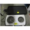 Image 1 : 2 BURNER HOT PLATE & RIVAL ELECTRIC GRILL