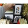 Image 2 : MISC. COOKBOOKS, FRAMED PICTURES, BRASS PLATE