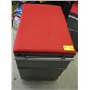 Image 1 : 2 DRAWER PADDED TOP FILE SEAT, NO KEY