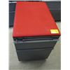 Image 1 : 2 DRAWER PADDED TOP FILE CABINET WITH KEYS