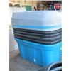 Image 2 : 6 PLASTIC STORAGE CONTAINERS