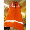 Image 1 : PAIR OF FLUORESCENT COVERALLS, SIZE XXL