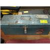 Image 1 : TOOLBOX WITH ASST. AIR FITTINGS, AIR DRILL, BLOWERS, ETC.