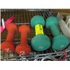 Image 1 : PAIR OF 5 & 2 LB DUMBELLS