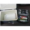 Image 2 : BAG WITH ASST. SUNTAN LOTIONS & SMALL COOLER