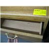 Image 2 : 2 DRAWER WOOD FINISH NIGHTSTAND