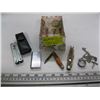 Image 1 : 3 KNIVES, RING, CROSS CHAIN & PENDANT & LIGHTER