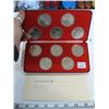 Image 1 : AIR CANADA COMMEMMORATIVE 10 PIECE TOKEN SET