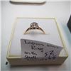 Image 1 : LADIES 10KT RING WITH SMALL DIAMONDS, SIZE 6.5