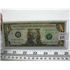 Image 1 : US $1 BILL, SERIES 2003, WITH GOLD TRIM