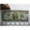 Image 1 : AMERICAN $2 BILL WITHH GOLD TRIM